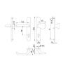 FKS Knopfgarnitur Edelstahl Feder 35/1200G F1 - Fenstergigant