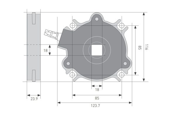 Gaposa Fangvorrichtung Fangeinheit P200S 137Nm - Fenstergigant