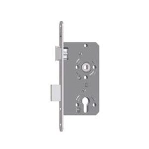 Gelbrot Einsteckschloß 55 Dorn 20 Stulp PZW 72 8mm Nuss RS silberfarbig Klasse 2