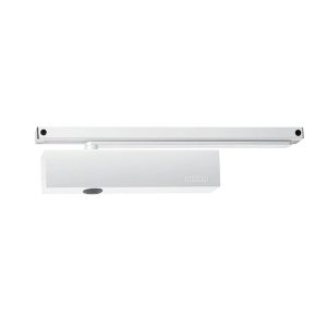 GEZE Türschliesser TS 3000 V mit Gleitschiene und Montageplatte RAL 9016 - Fenstergigant