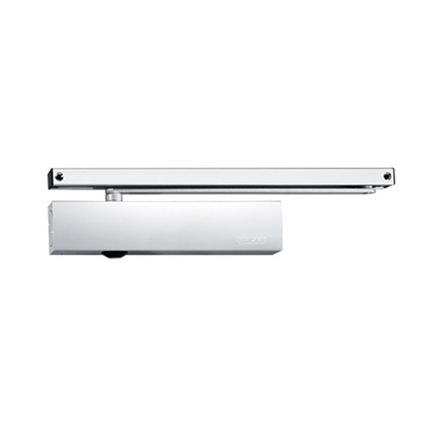 GEZE Türschliesser TS 5000 L mit Gleitschiene und Montageplatte Weiss - Fenstergigant