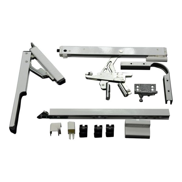 Hautau Set für Oberlichtöffner PRIMAT FL 190 Ausführung E Silber EV1 173002
