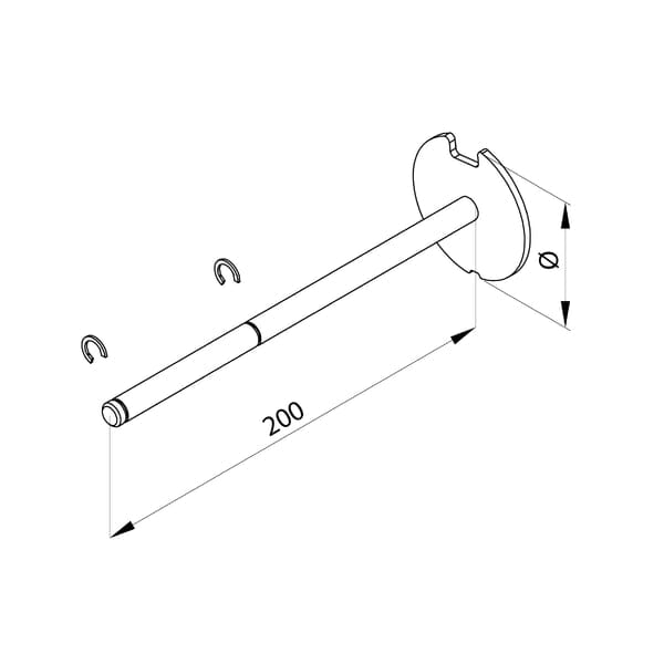 Kapsel Verstärkung 60mm - Fenstergigant