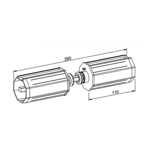 Kupplung mit Mini-Kugellager 28mm für SW60