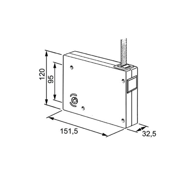 Kurbel Gurtwickler 14mm bis max. 5,3m - Fenstergigant
