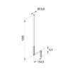 Kurbelstange 1500mm Braun - Fenstergigant