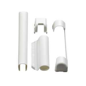 Maco Abdeckkappen 4teiliges Set - weiß - Fenstergigant