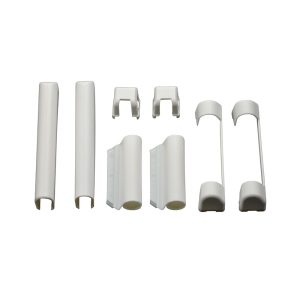 Maco Abdeckkappen 8teiliges Set - weiß - Fenstergigant