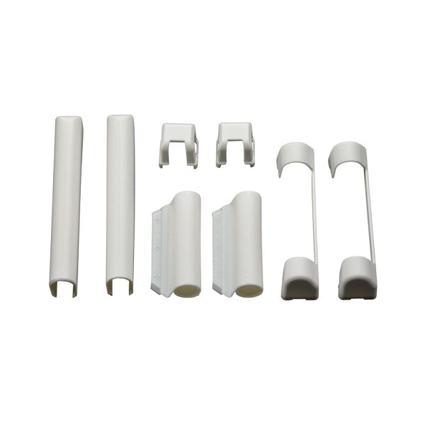Maco Abdeckkappen 8teiliges Set - weiß - Fenstergigant