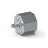 Metall Walzenkapsel zum aufstecken mit Zapfen SW60