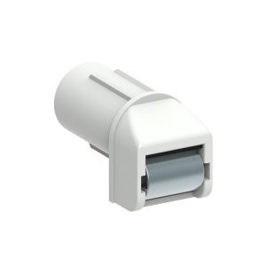 Steckleitrolle 14mm Weiss - Fenstergigant