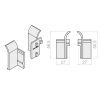 Einlauftrichter NPD-060 für PVC Führungsschiene TP1000K - Fenstergigant