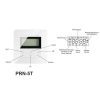 Portos Funk Wandsender PRN-5T 5-Kanal mit Zeitschaltuhr - Fenstergigant