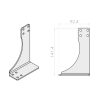 Portos Statikkonsole NPT-060 für Rollladenkasten 180 - Fenstergigant