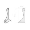 Portos Statikkonsole NPT-070 für Rollladenkasten 220 - Fenstergigant
