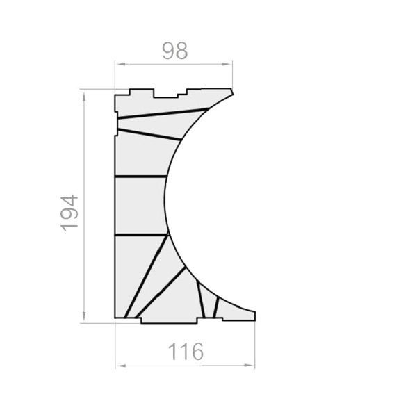 Portos TP1000K Styroporeinsatz für Teilung NPJ-020 Kasten 220 - Fenstergigant