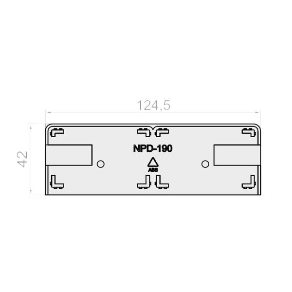 Portos Untere Blende für Führungsschiene NPD-190