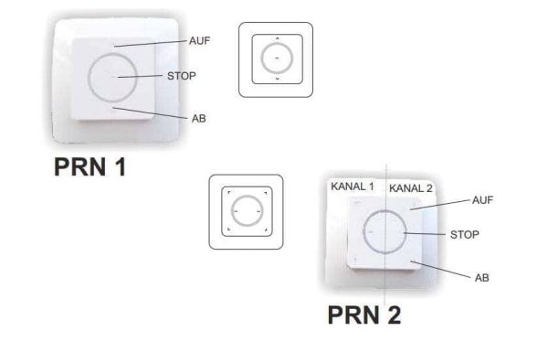 Portos Wandsender PRN-1 1-Kanal - Fenstergigant