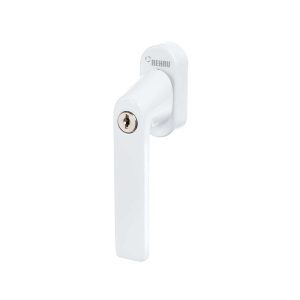 Rehau Fenstergriff Linea Abschliessbar mit Secustik Weiss - Fenstergigant