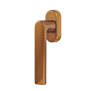 Rehau Fenstergriff Linea mit Secustik Bronze - Fenstergigant