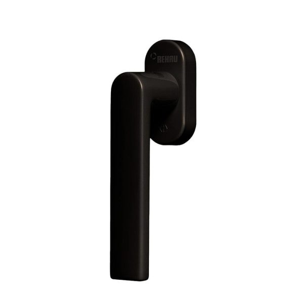 Rehau Fenstergriff Linea mit Secustik Schwarz - Fenstergigant