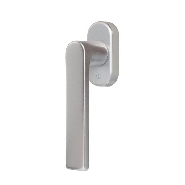 Rehau Fenstergriff Linea mit Secustik Silber - Fenstergigant
