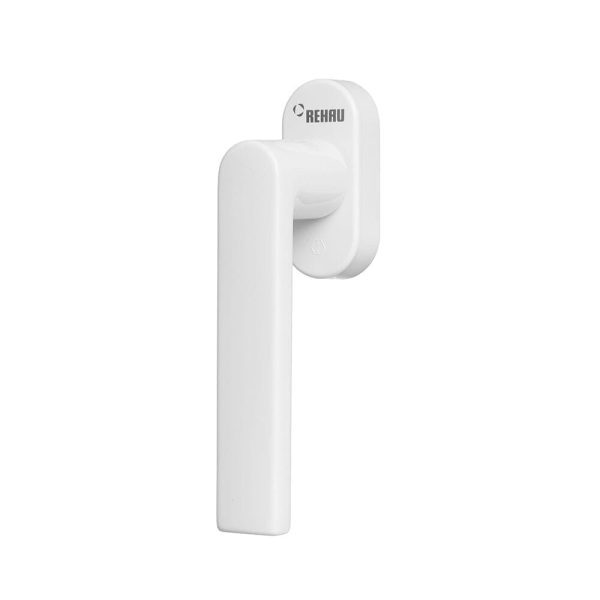 Rehau Fenstergriff Linea mit Secustik Weiss - Fenstergigant