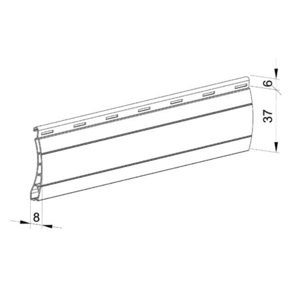 Rolladen Arretierung für Rolladenpanzer APA 37-PCV - Fenstergigant