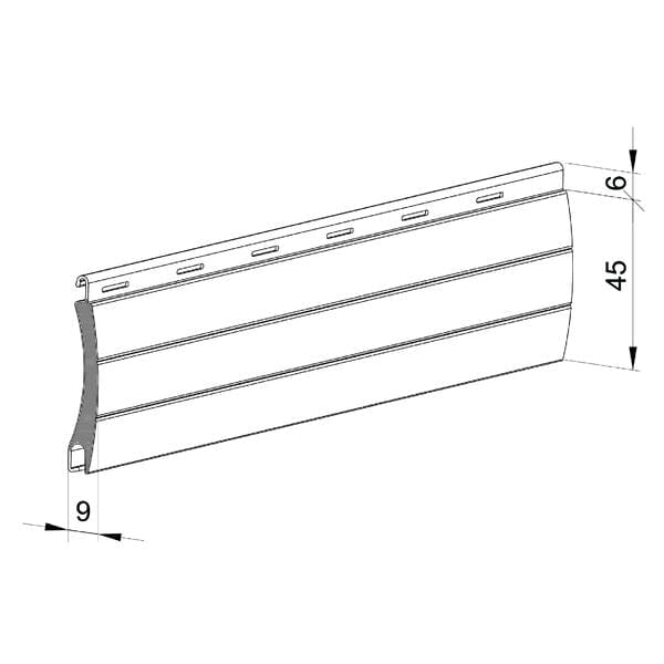Rolladen Arretierung für Rolladenpanzer APA 45-R - Fenstergigant