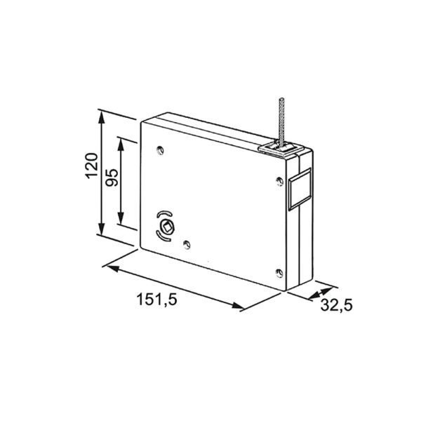 Rollladen Kurbel Gurtwickler 14mm mit Handkurbel Set - Fenstergigant