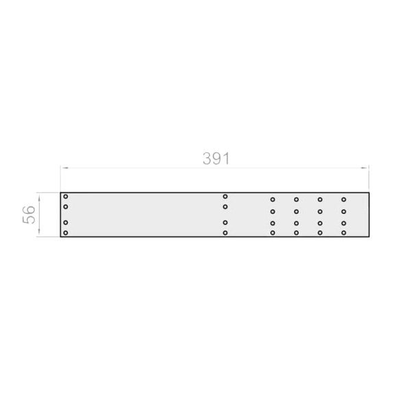 Portos Rolladenkasten Seitenhalterung 390mm