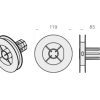 Portos Gurtscheibe Ø119mm - Fenstergigant