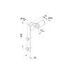 Rolltor Metall-Polyamid Einlaufrolle PP120