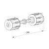 Rolltor PVC Kapsel SW60 mit gemeinsamen Antrieb