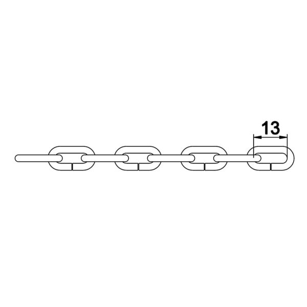 Rolltor Stahlkette 2,7mm