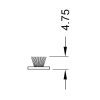 Schüco Flexible Bürstendichtung 4,75x7mm