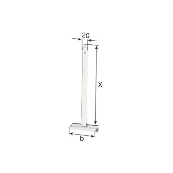 Selve Aufhängefeder Stahl 198/100mm 0,3mm 154211Selve Mini-Aufhängefeder 198mm x 0,30mm Vierkantlochung