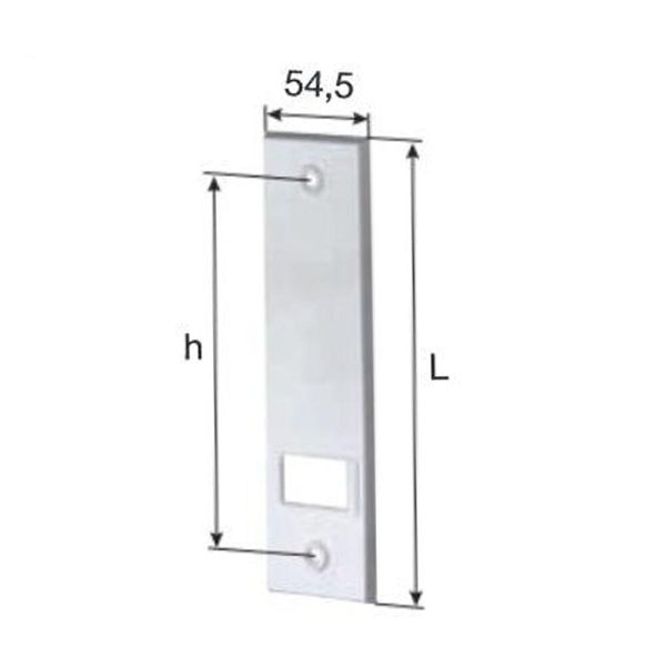 Selve Deckplatte für Gurtwickler aus Kunststoff 134/173mm - Fenstergigant