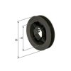 Selve Gurtscheibe für 23mm Gurt Ø170 für SW50 - Fenstergigant