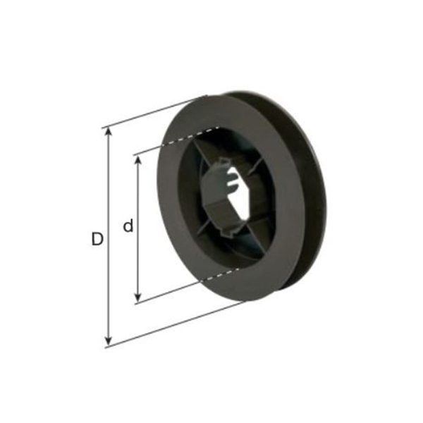 Selve Gurtscheibe für 23mm Gurt Ø190 für SW50 - Fenstergigant