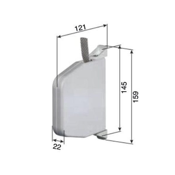 Selve Mini Gurtwickler bis 14mm breite mit 5m Gurt - Fenstergigant