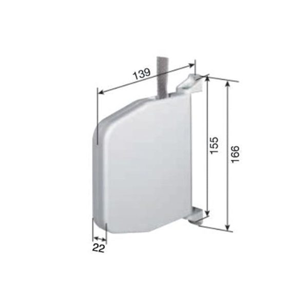 Selve Mini Gurtwickler bis 14mm mit 5m Gurt Creme - Fenstergigant