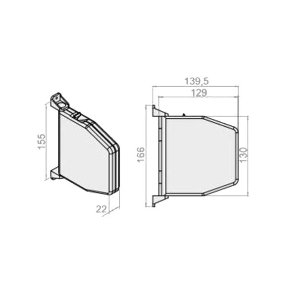 Selve Mini Gurtwickler mit Gehäuse bis 14mm breite und 5m Länge Braun - Fenstergigant