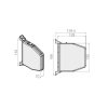 Selve Mini Gurtwickler mit Gehäuse bis 14mm breite und 5m Länge Weiss - Fenstergigant