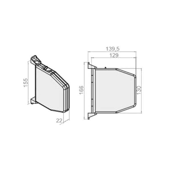 Selve Mini Gurtwickler mit Gehäuse bis 14mm breite und 5m Länge Weiss - Fenstergigant