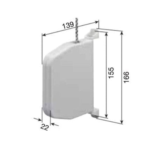 Selve Mini-Schnurwickler Weiss