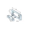 Somfy Universallager komplett 40  9500815