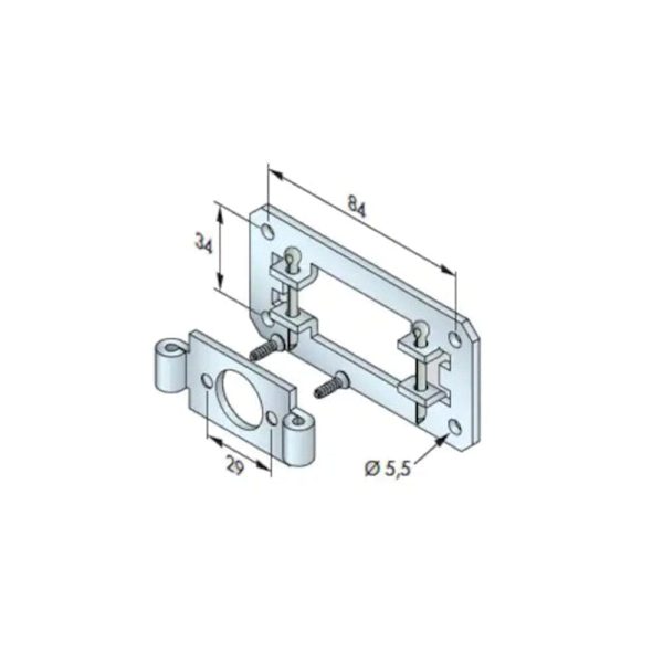 Somfy Universallager komplett 40  9500815