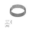 Bürstendichtung für Insektenschutztür 4,8 x 4mm - Fenstergigant