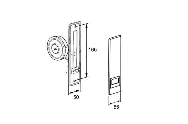 Unterputz Gurtwickler 22mm Gurt bis max. 5,2m - Fenstergigant